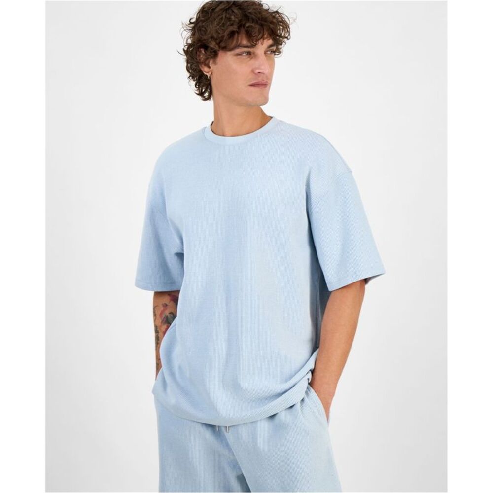 Hugo Boss Mens Waffle Knit Basic T-Shirt, NWT